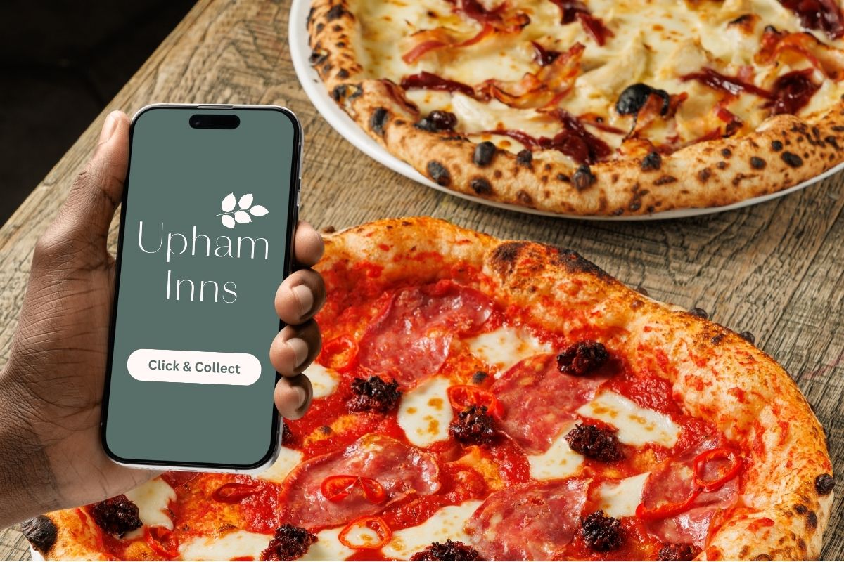 Click & Collect to pick up our food for takeaway anywhere in Amport, near Andover